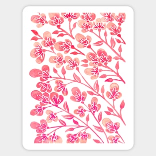 pink cherry blossoms Sticker